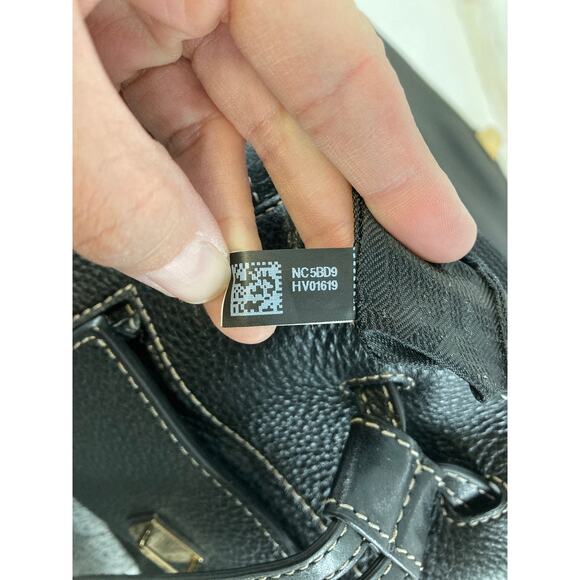 MICHAEL KORS, MEDIUM BLACK PEBBLED LEATHER BACKPACK - Picture 11 of 16